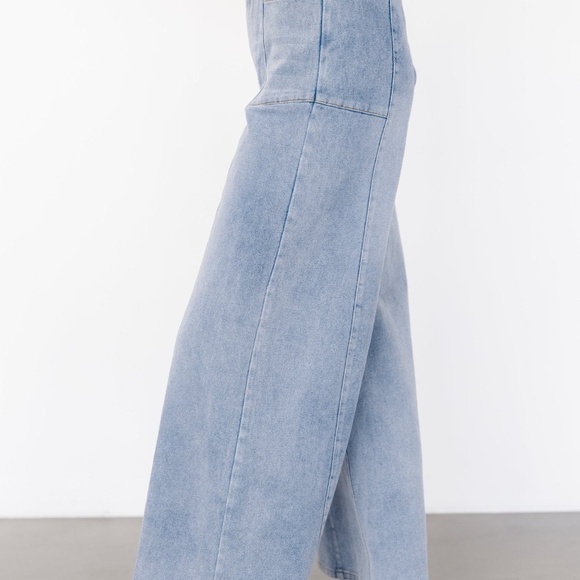 Baltic Born Emmi Mid Rise Wide Leg Jeans | Medium Wash Size LL - Picture 3 of 5